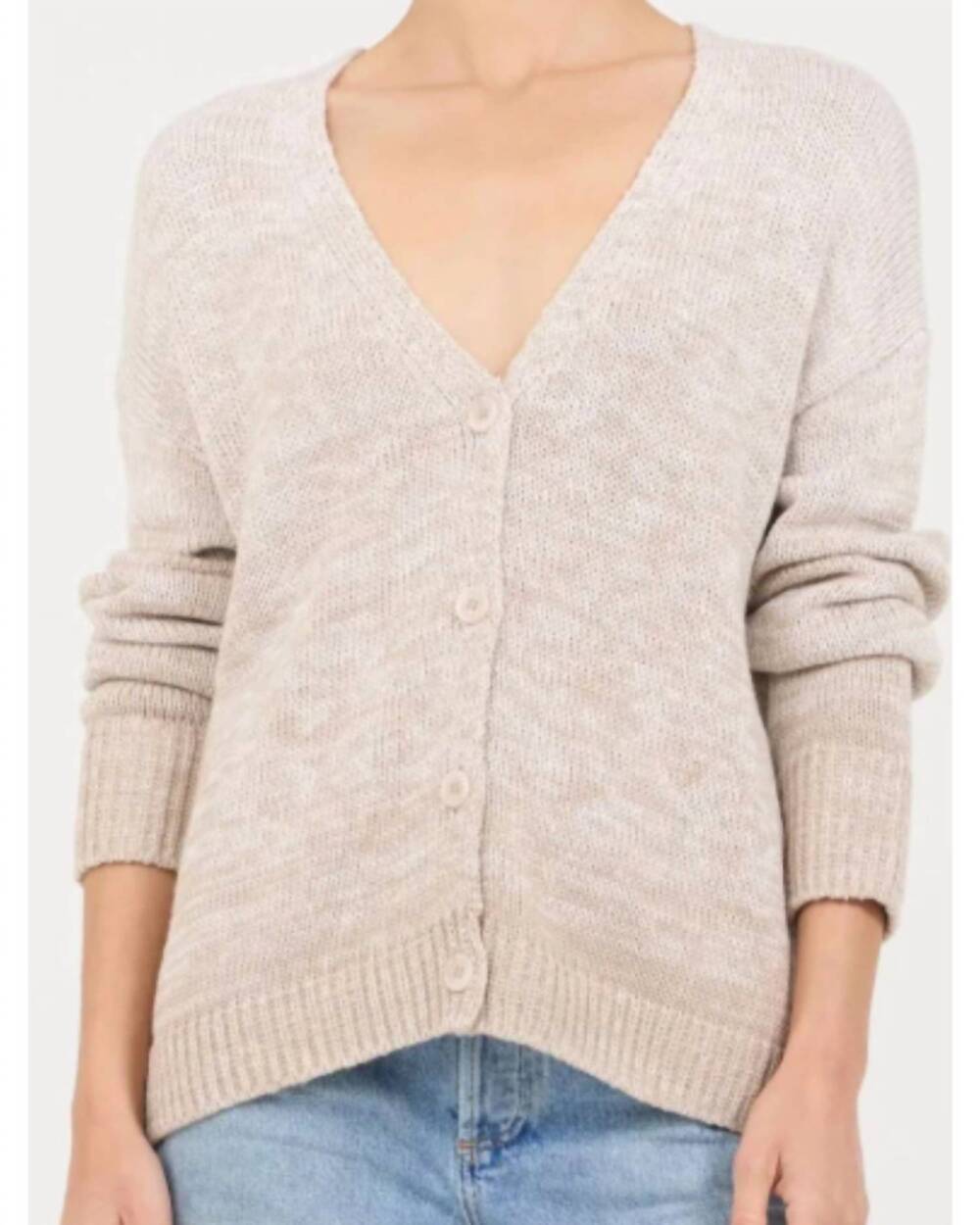 NEW ONE GREY DAY victoria cardigan in ivory combo